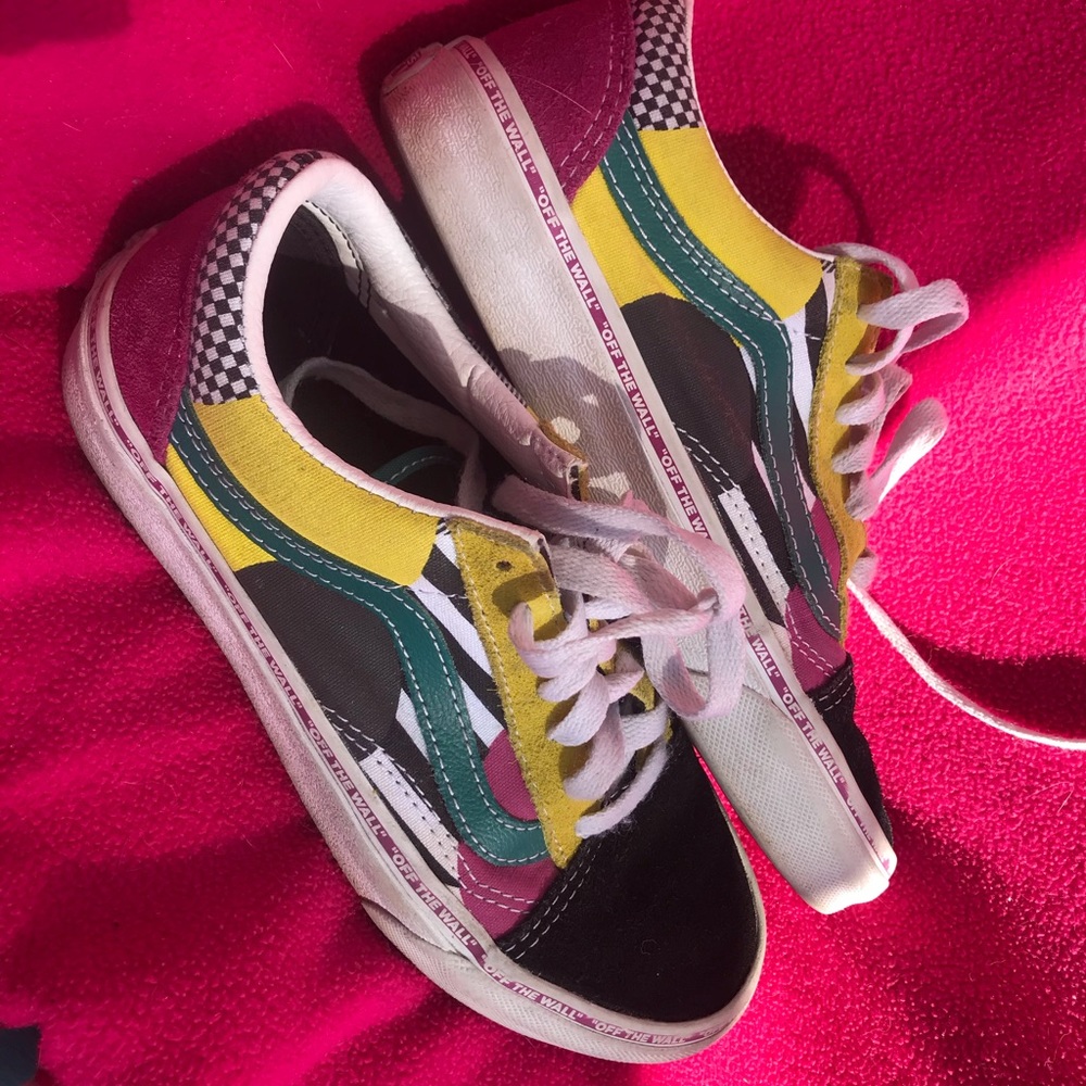 Vans off the wall men’s 4/women’s 5.5 suede&canvas